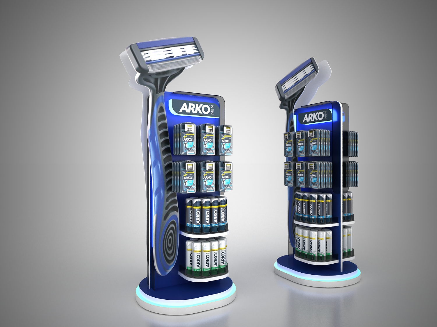 Arko Men Floor Display