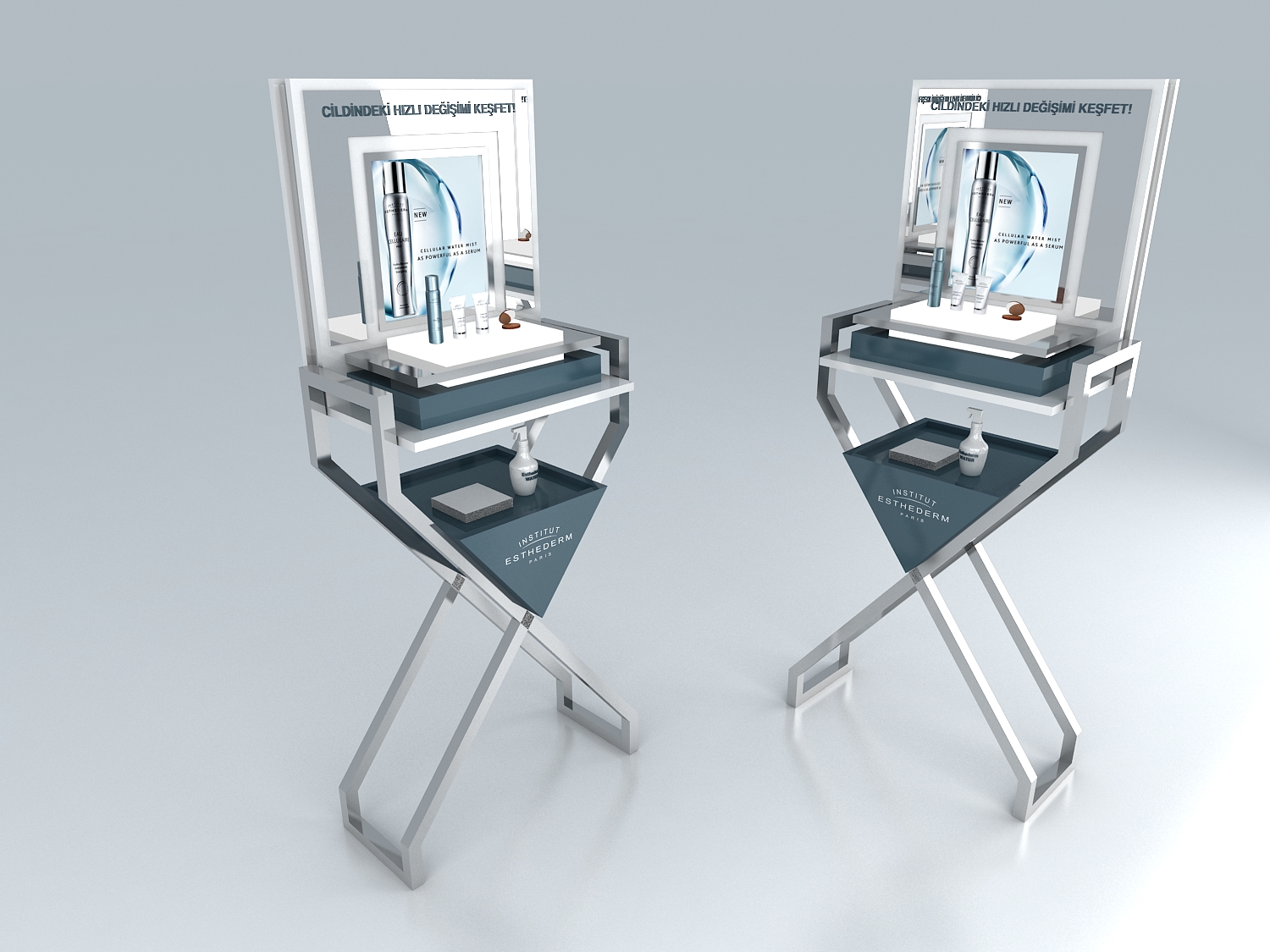 Institut Esthederm Activity Stand