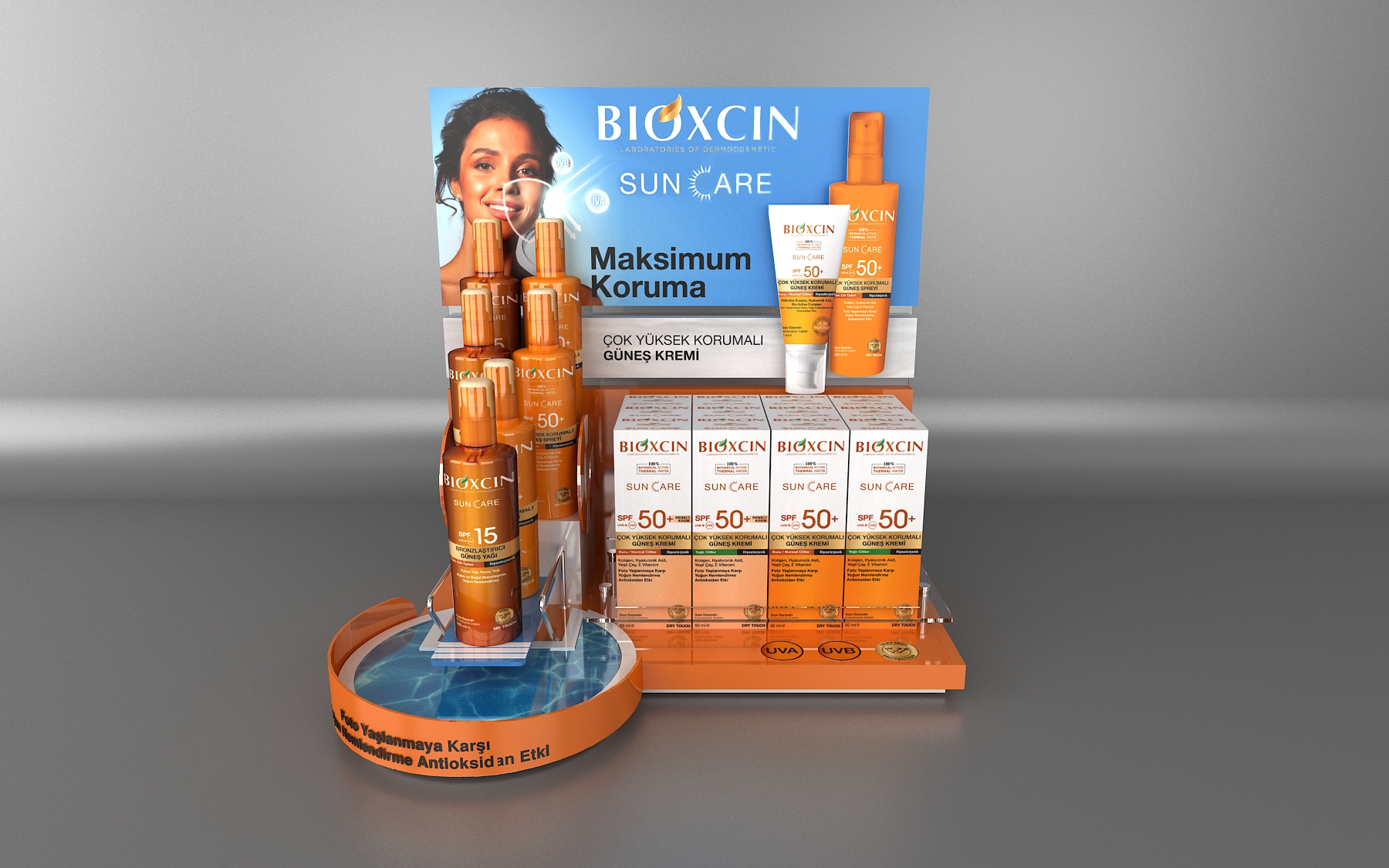 Bioxcin Suncare Countertop