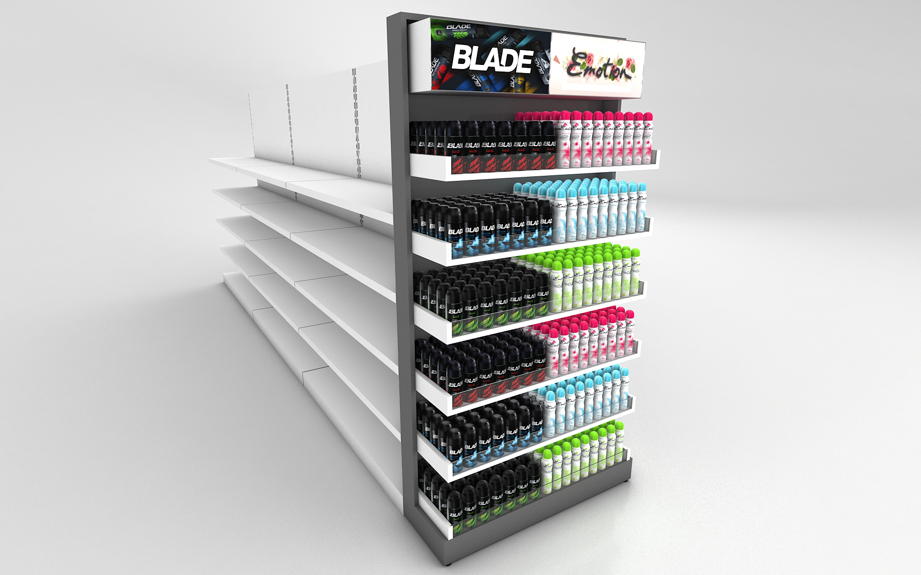 Aromel Kozmetik Gondola Stand