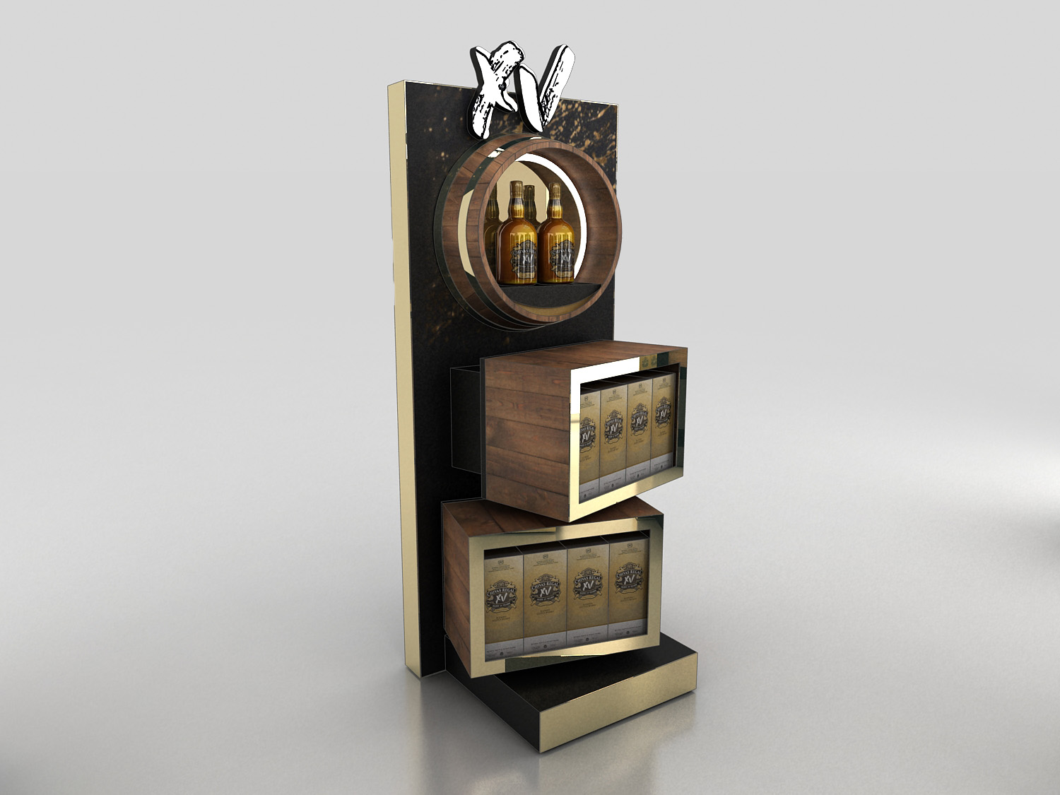 Chivas Regal XV Floor Display