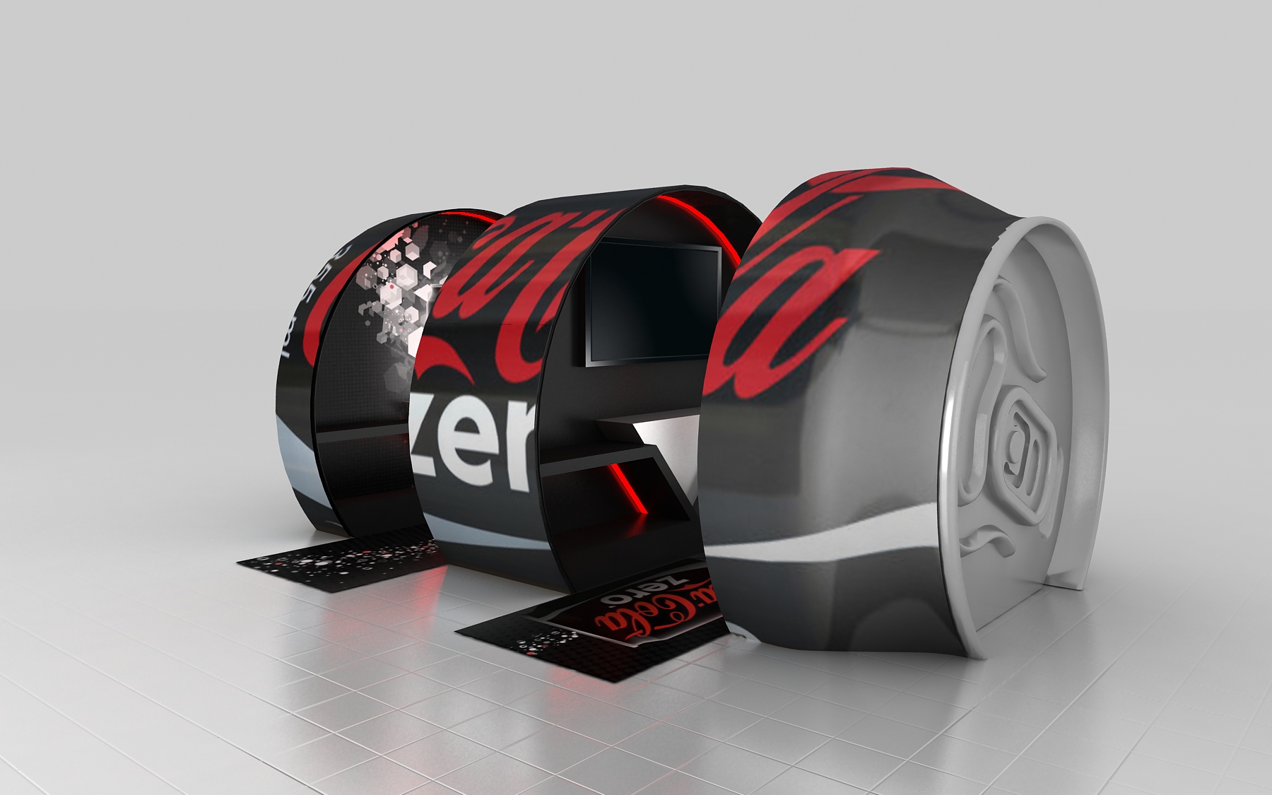 Coca Cola Zero Activity Stand
