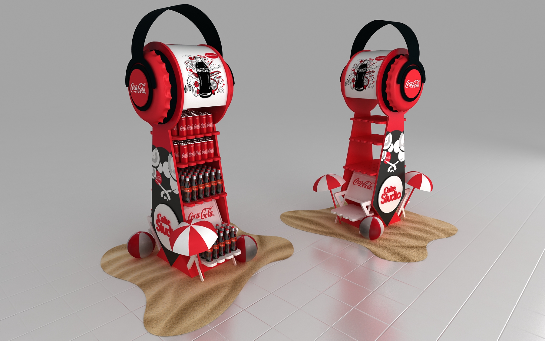 Coca Cola Summer Floor Display