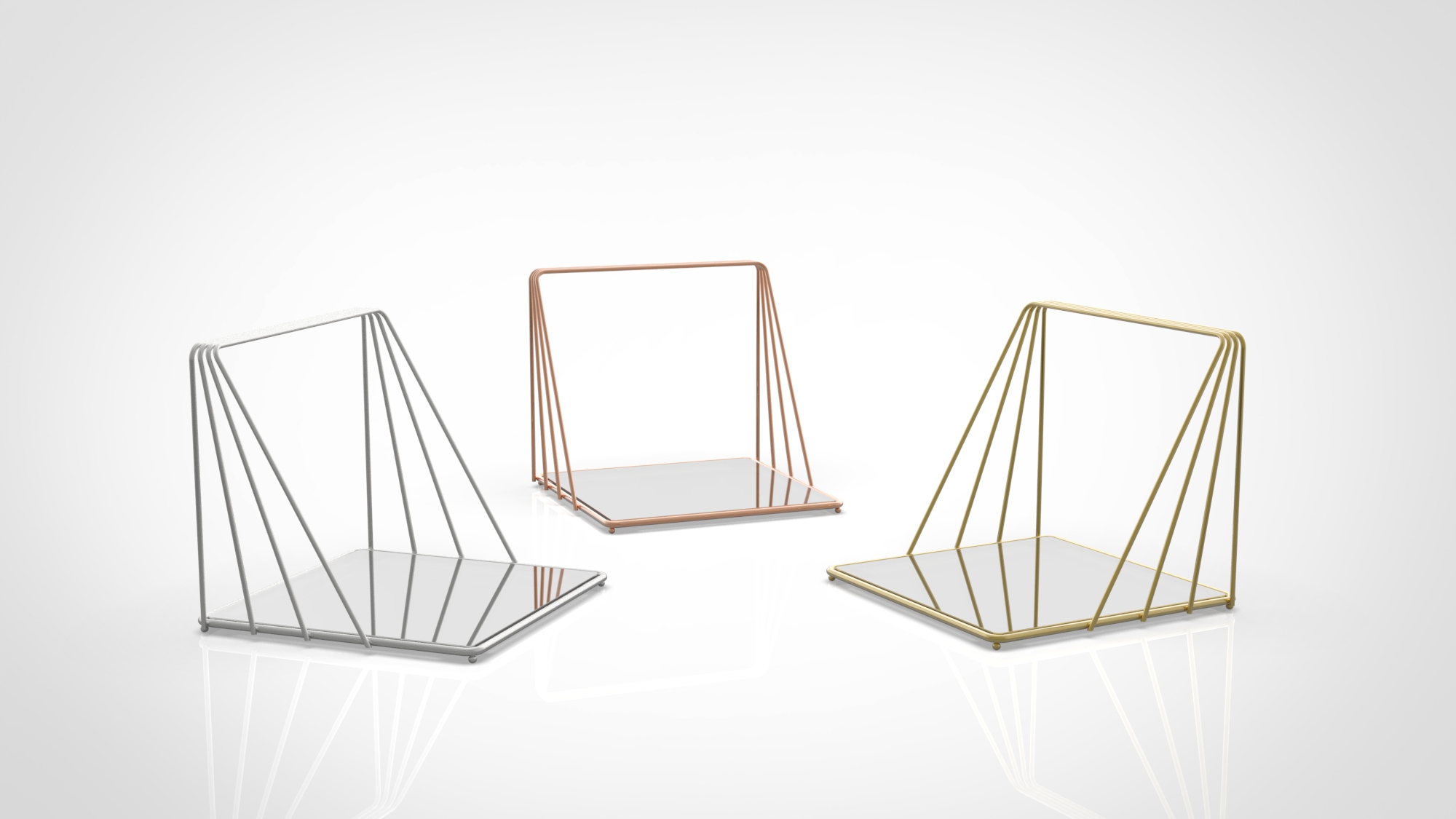 Decorative Mirrored Tray 