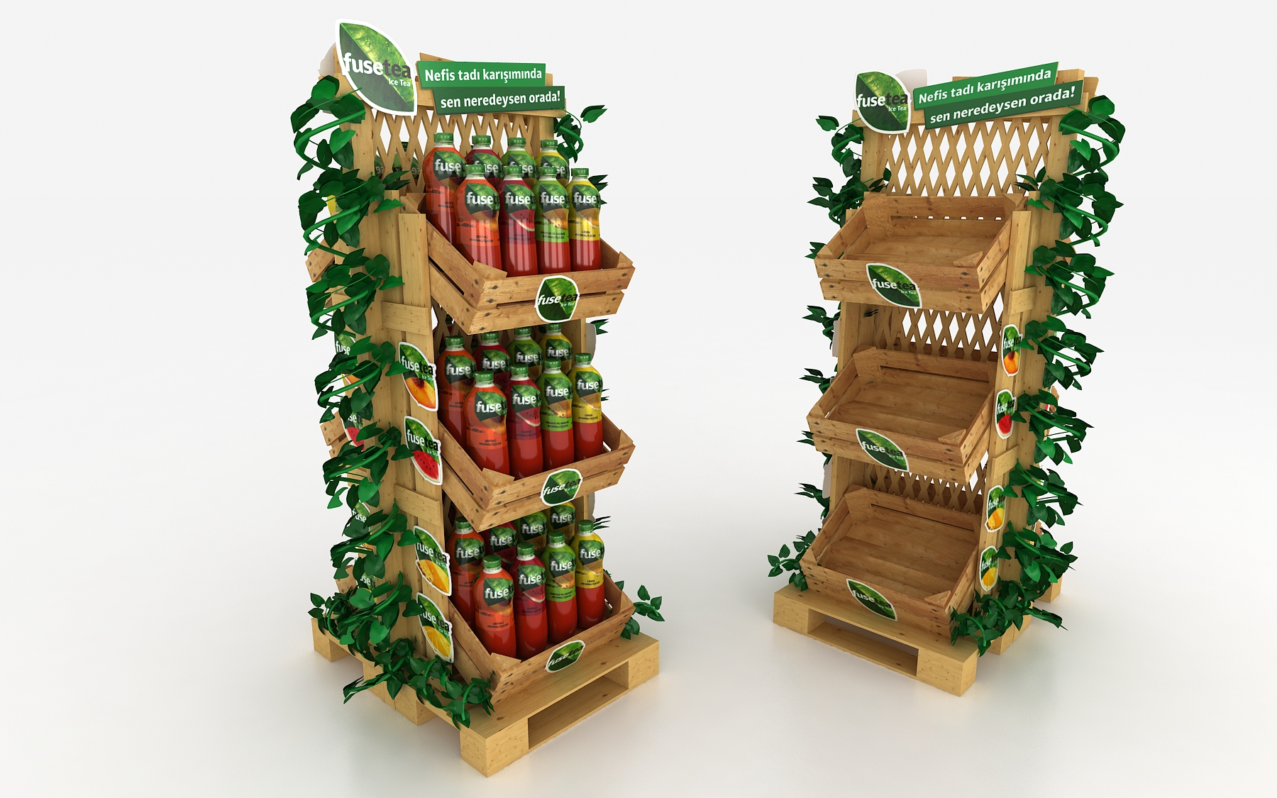 Fuse Tea Floor Display