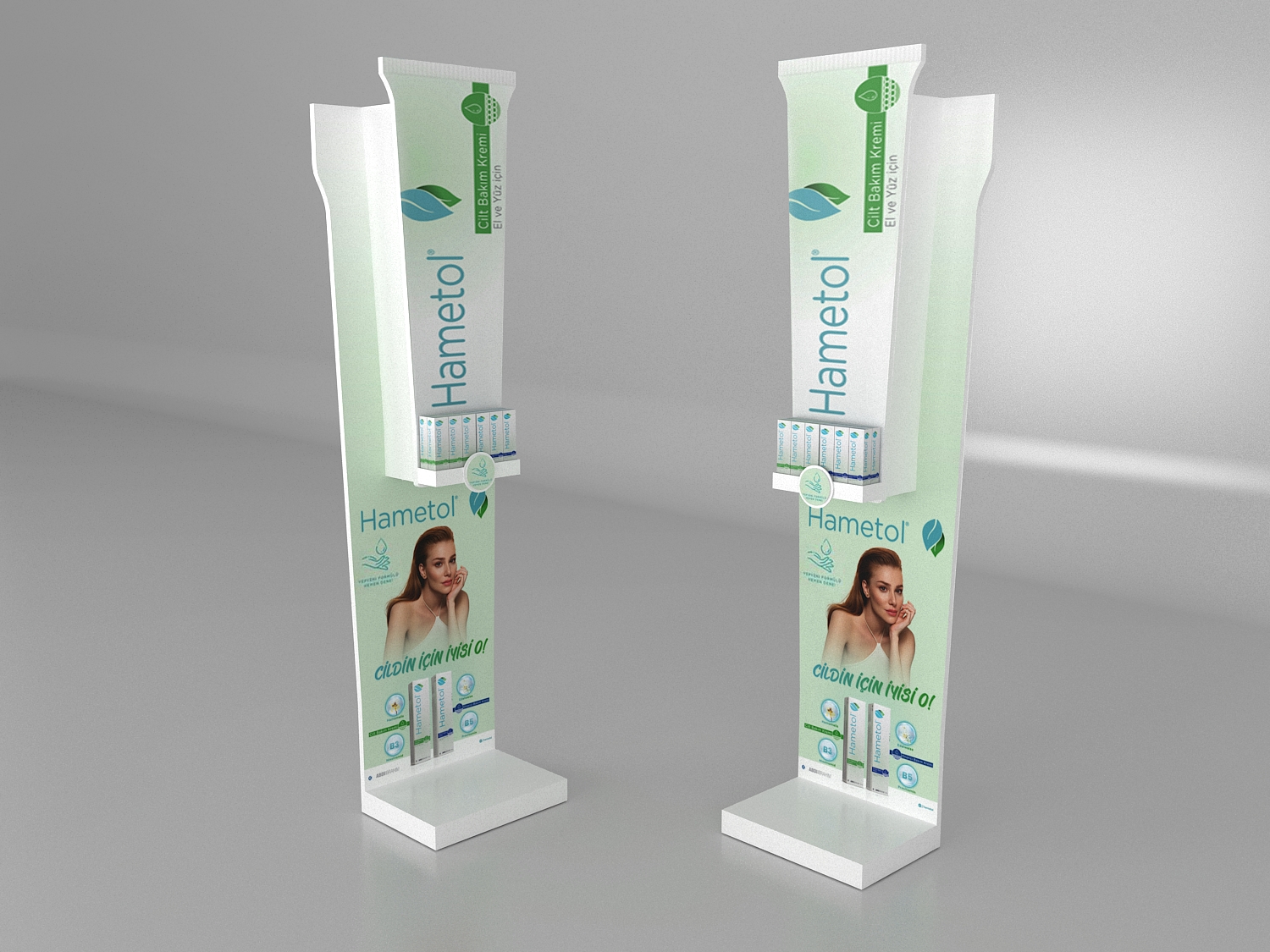 Hametol Floor Display