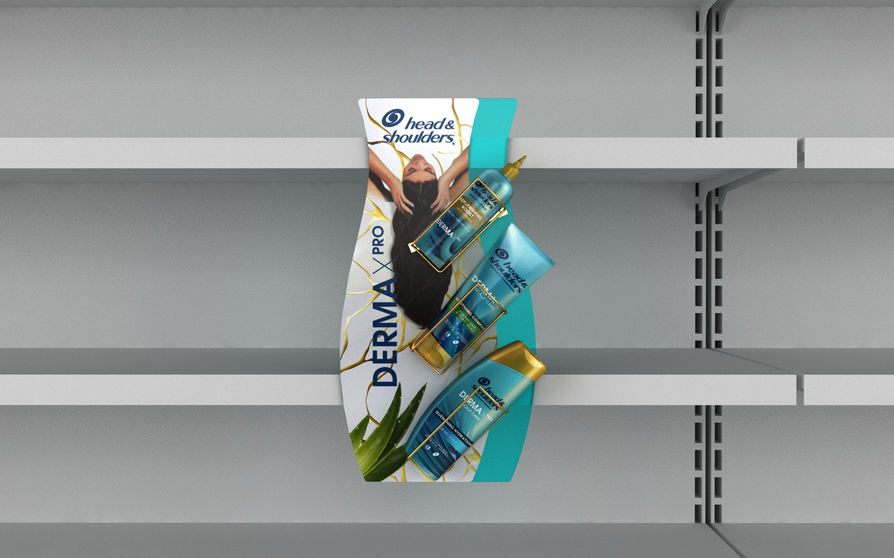 Head&Shoulders Derma X Pro Hanging Stand