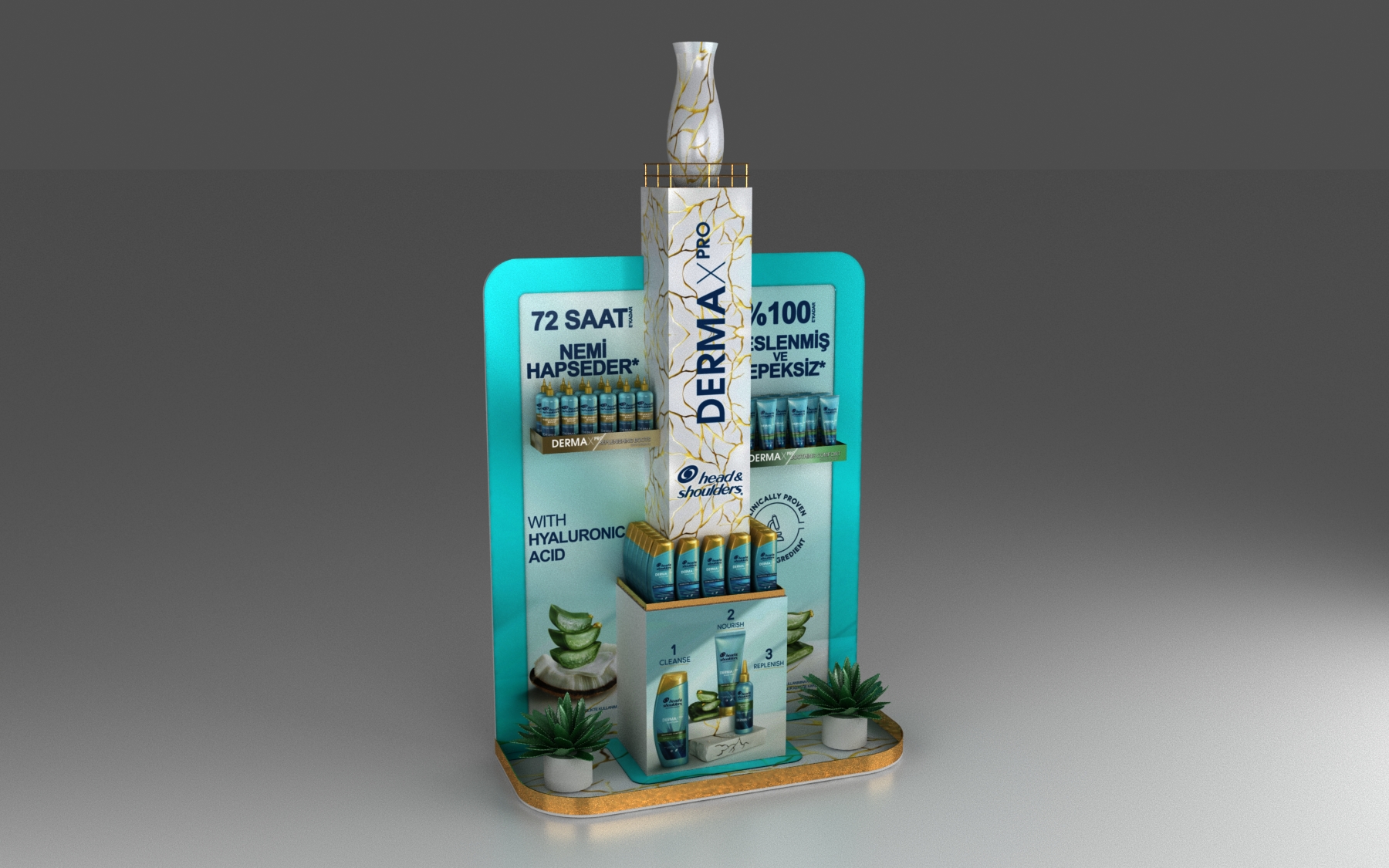 Head&Shoulders Derma X Pro Floor Display