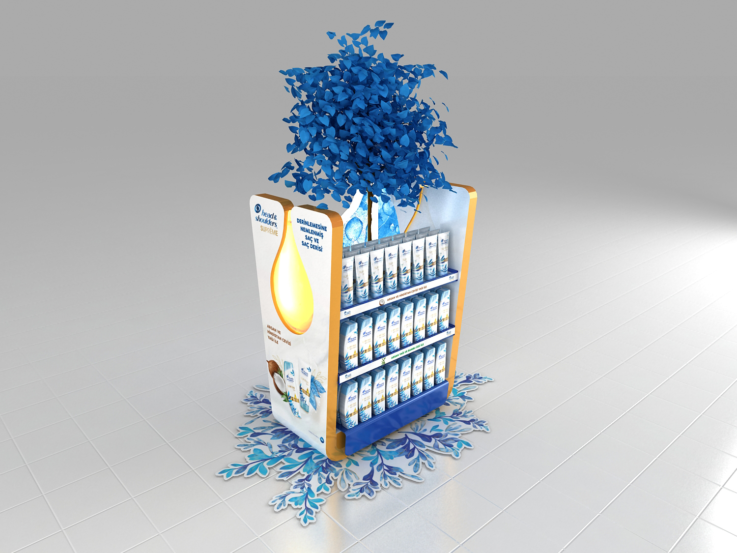 Head&Shoulders Supreme Core Launch Floor Display