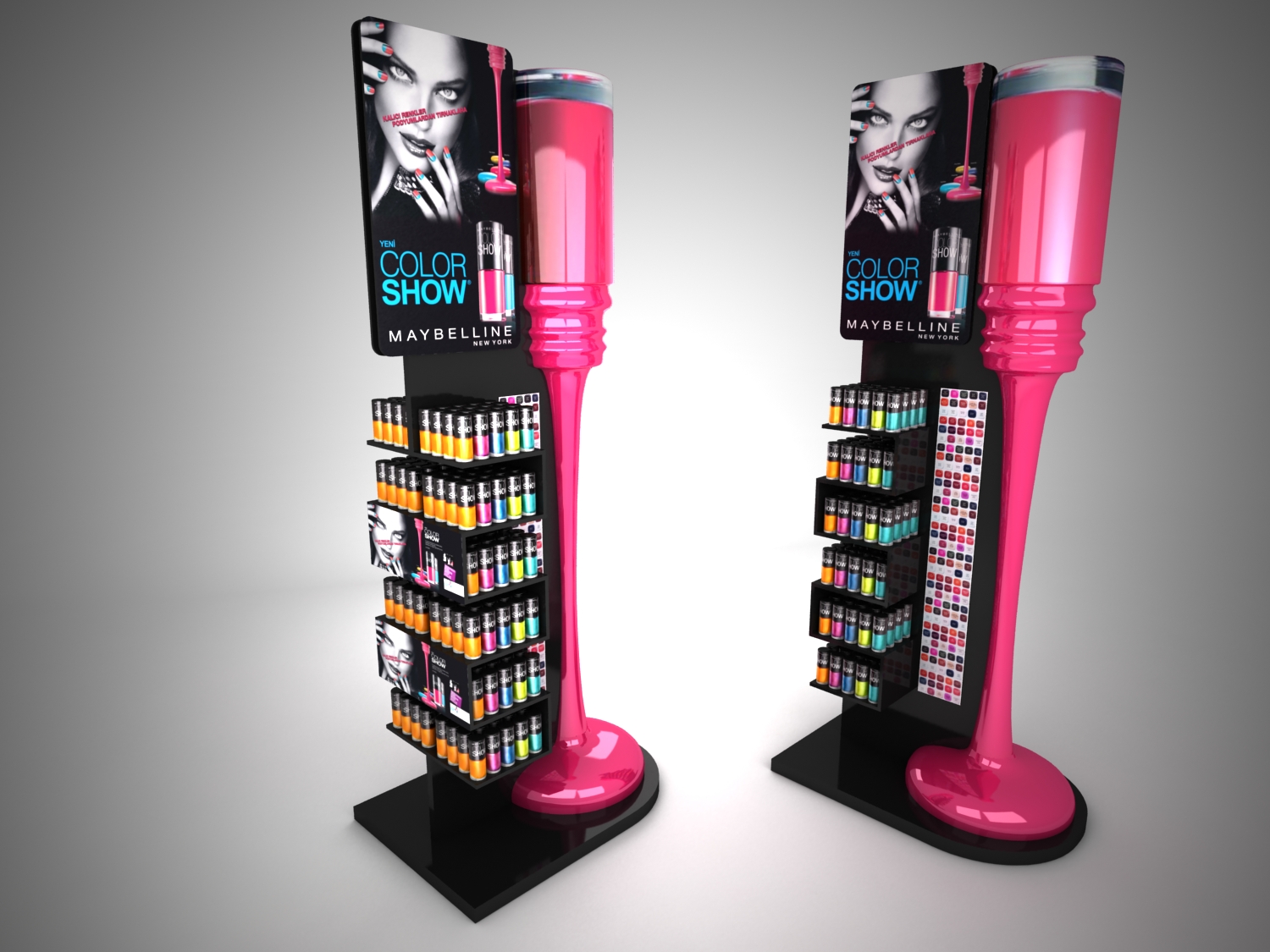 Maybelline ColorShow Floor Display