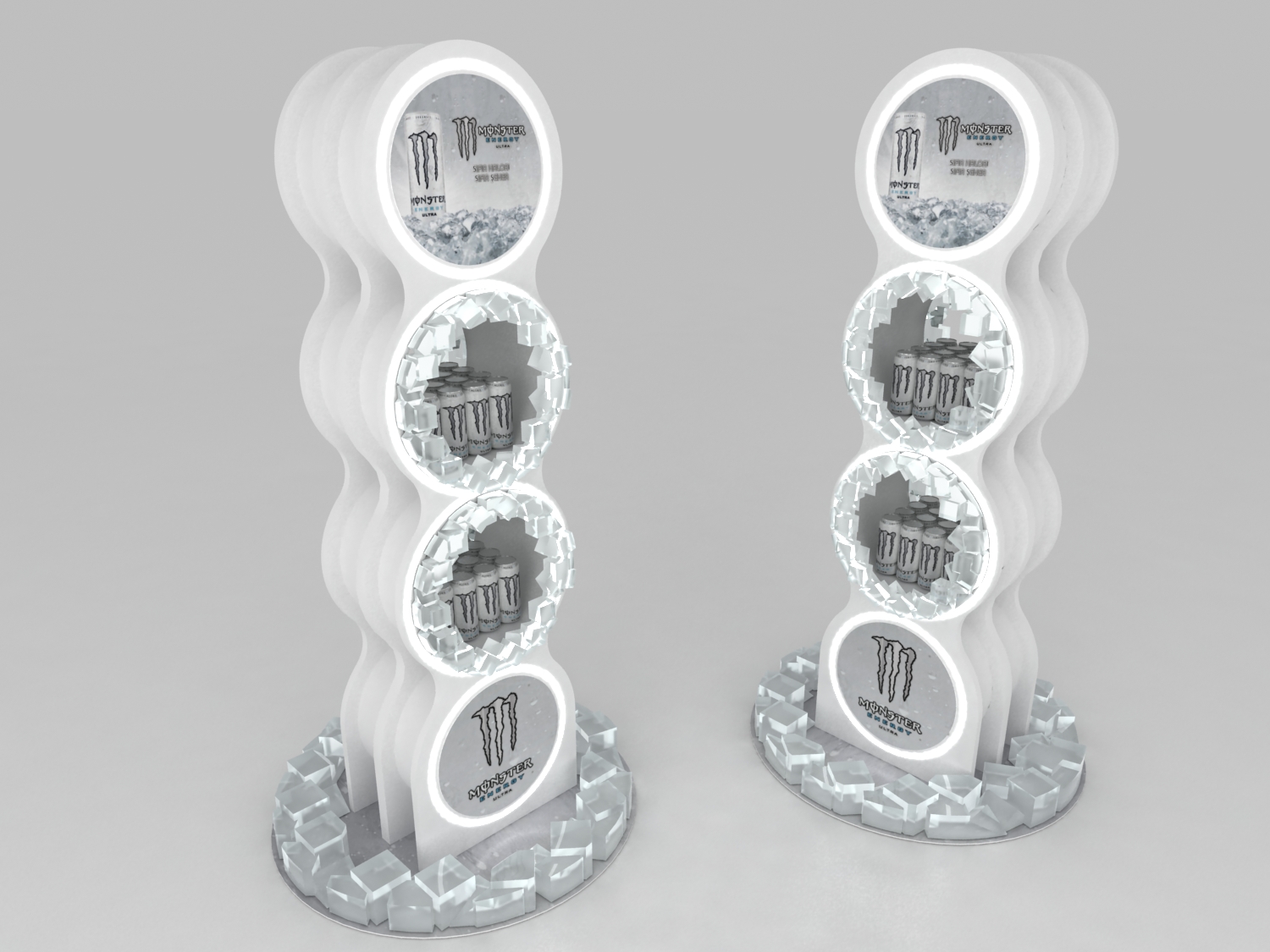 Monster Energy Floor Display