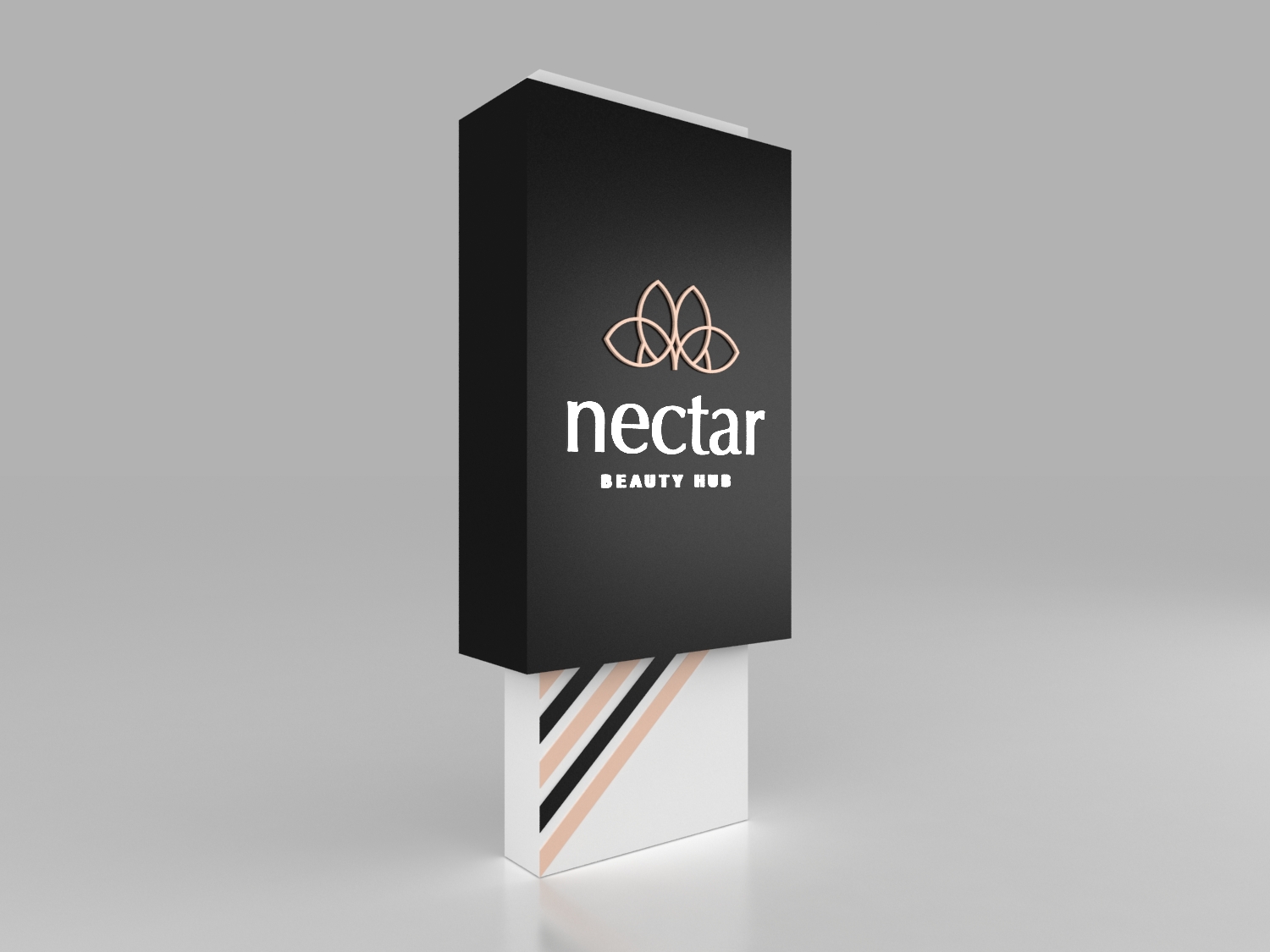 Nectar Beauty Hub Totem Signboard