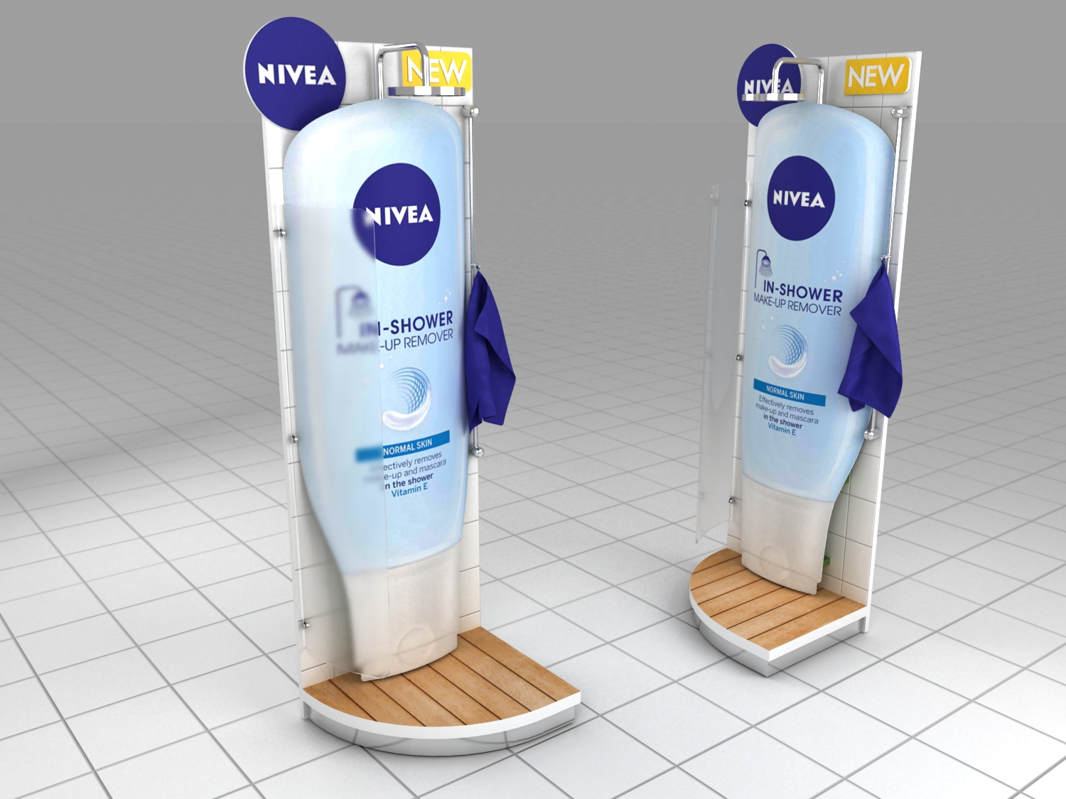 Nivea Shower Dummy Floor Display