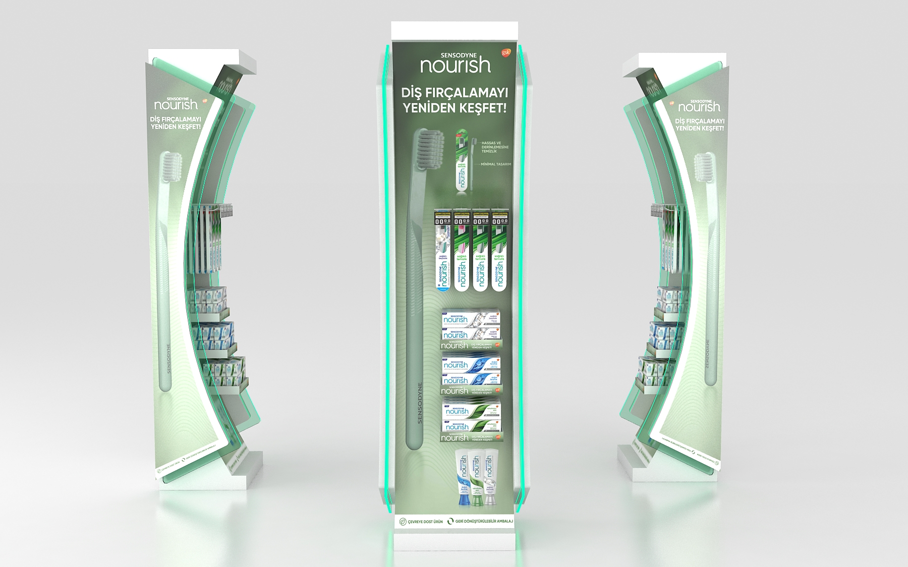 Nourish TB Launch Floor Display