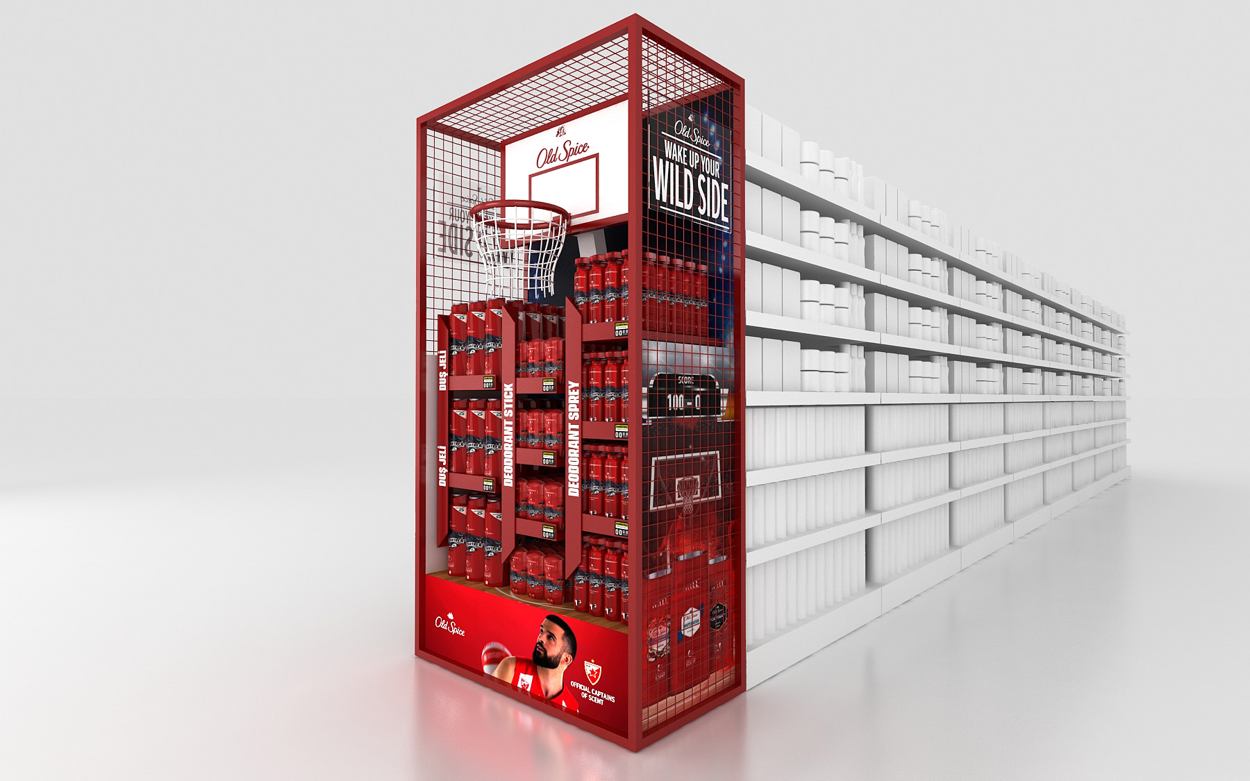 Old Spice Gondola Stand