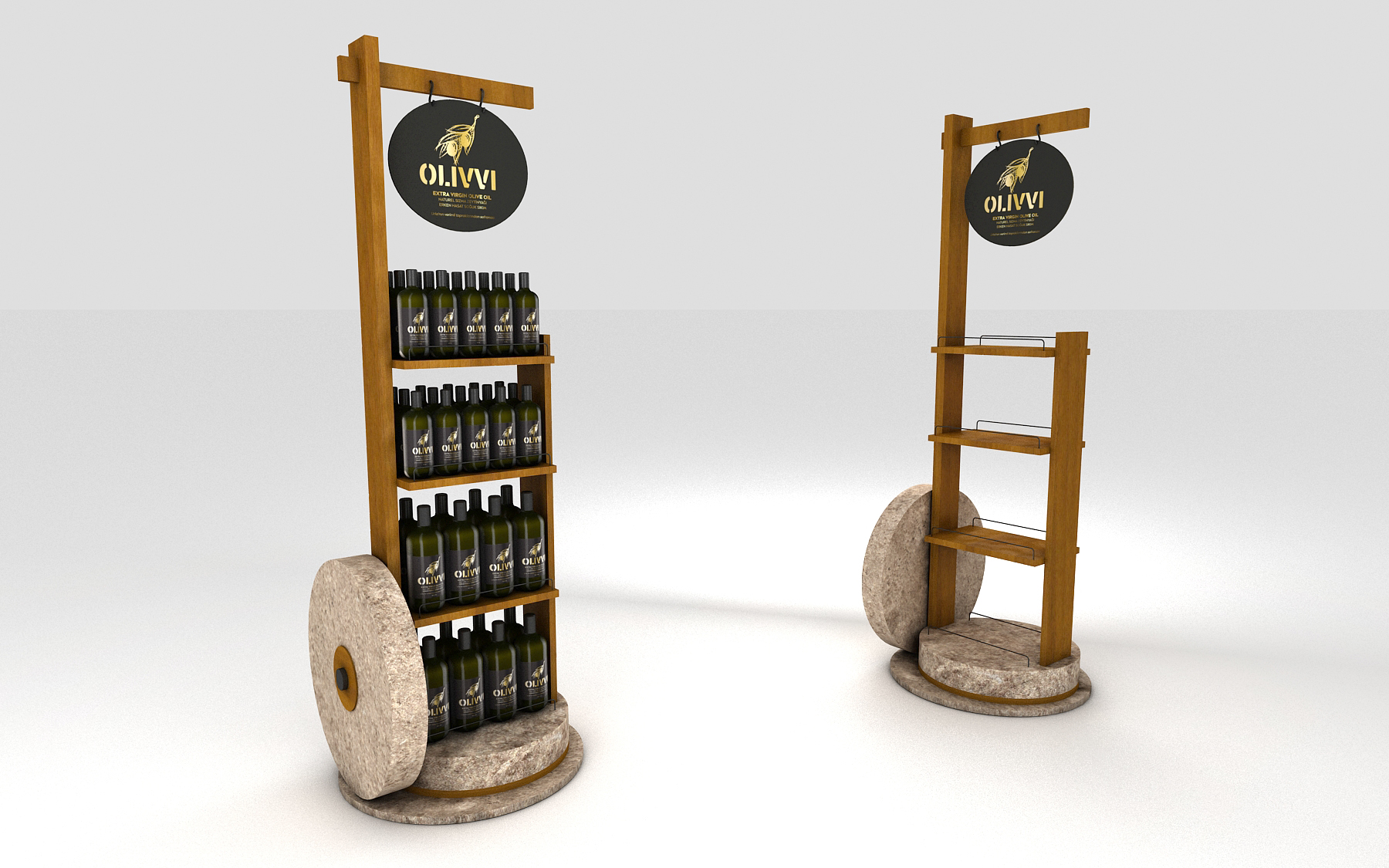 Olivvi Floor Display