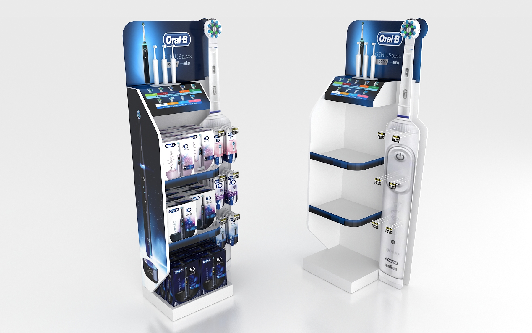 Oral-B Pharma BigBrush Floor Display