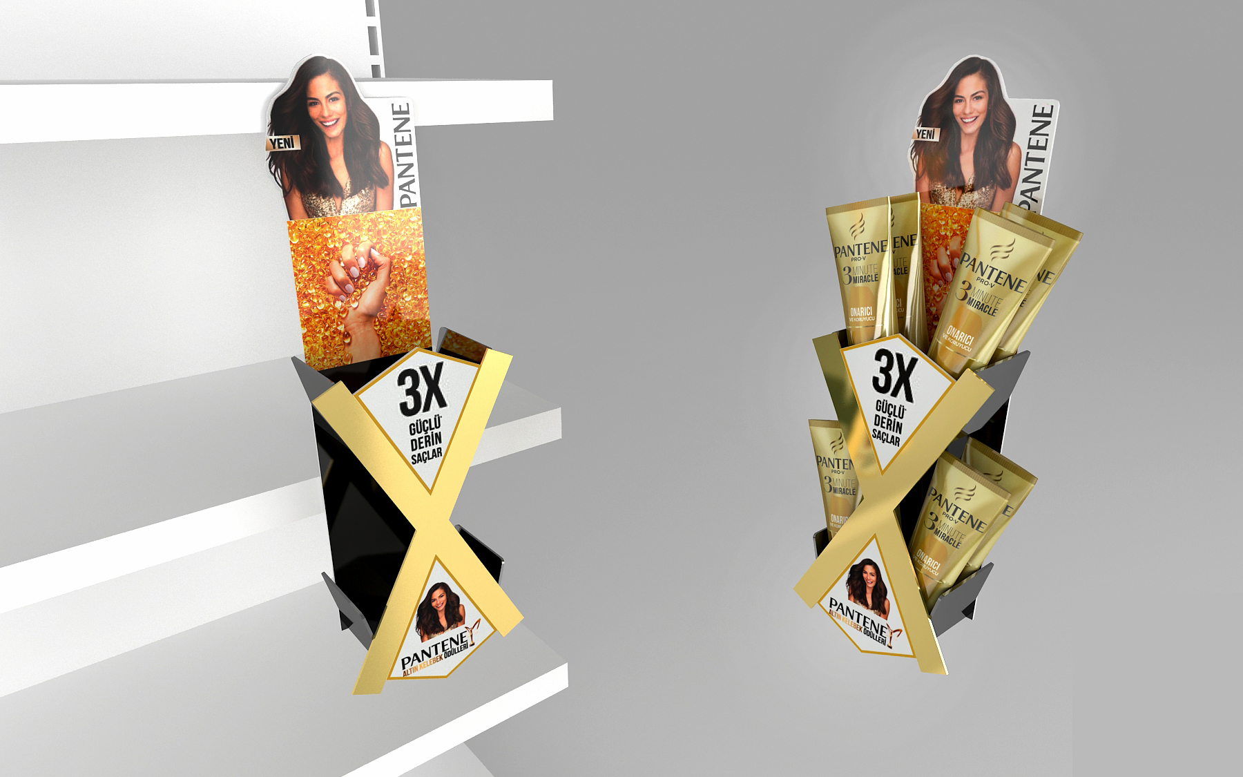 Pantene 3 Minute Miracle Hanging Stand