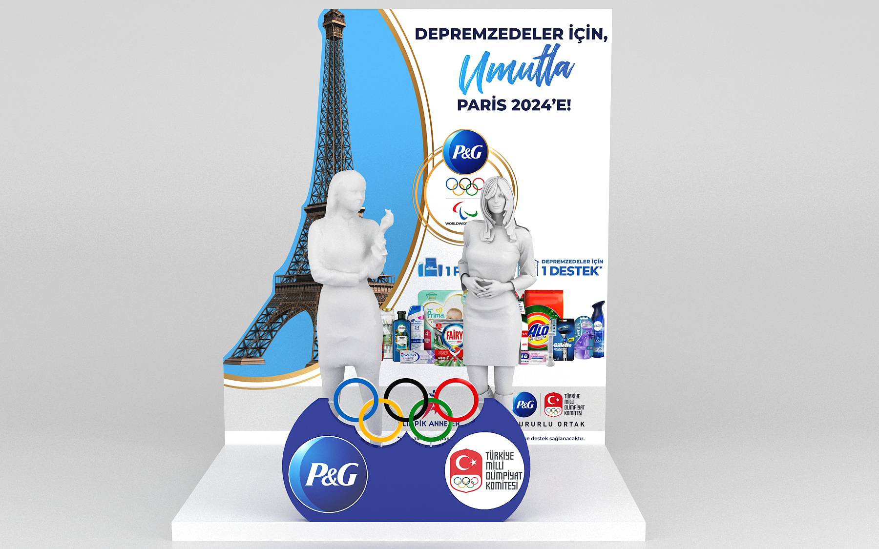 P&G Paris 2024 Activity Stand
