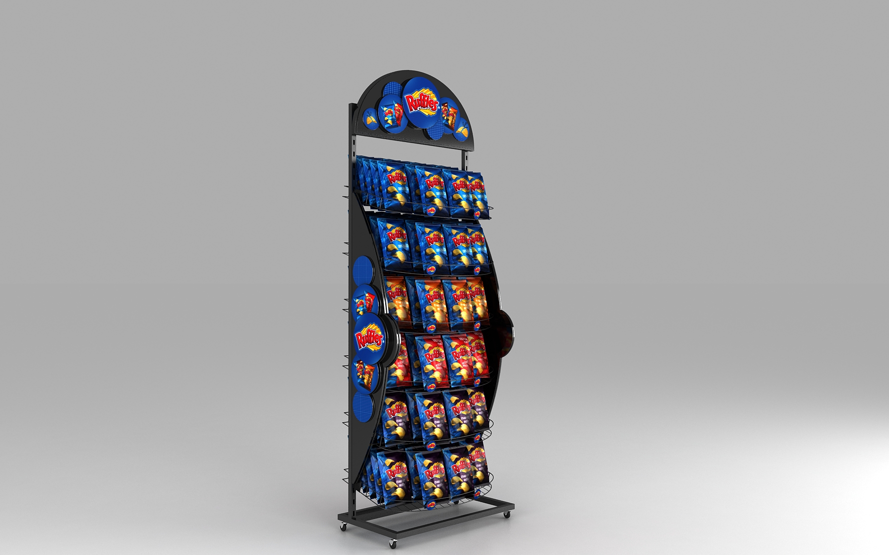 Ruffles Floor Display