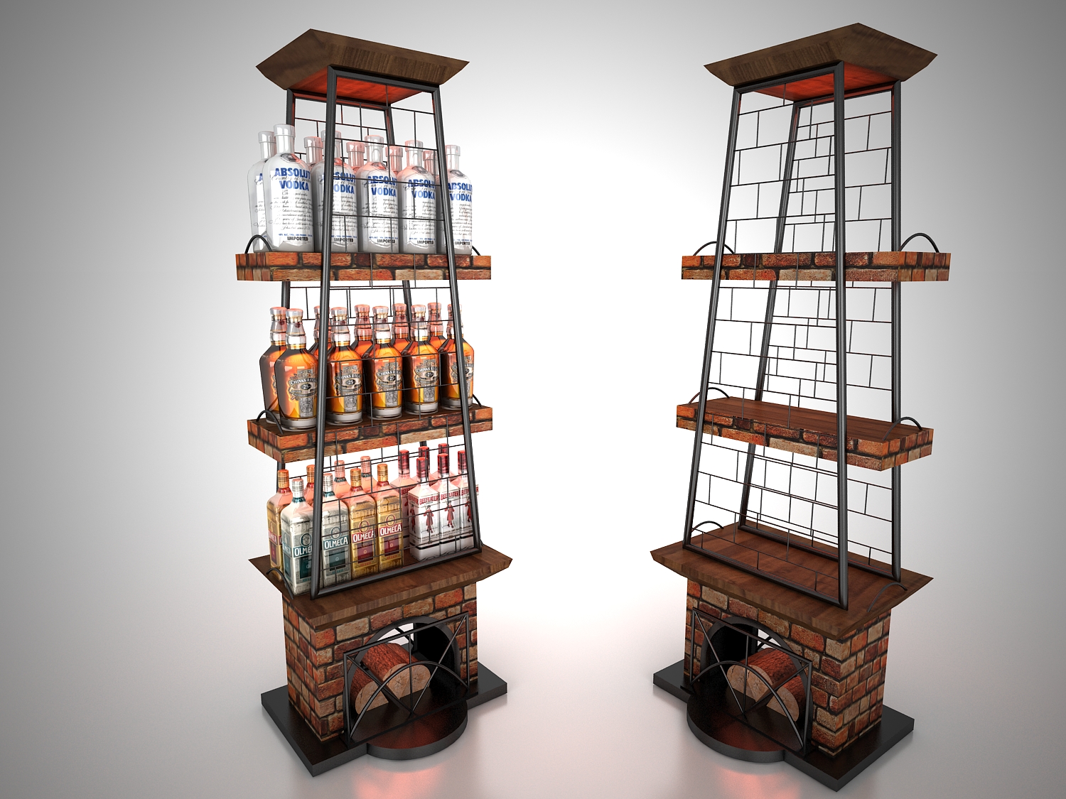 Pernod Richards Multibranded New Year Floor Display