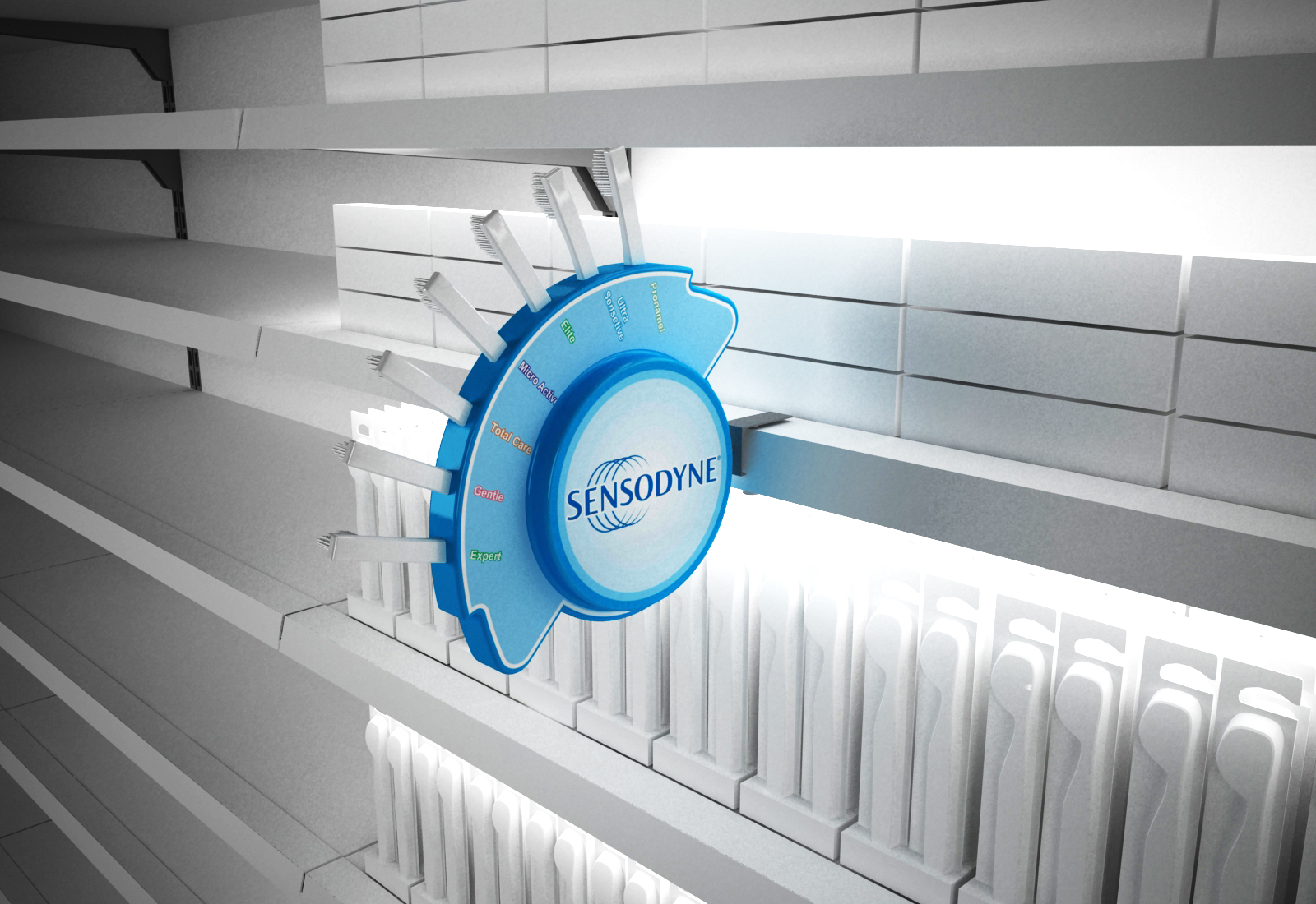 Sensodyne Hanging Stand