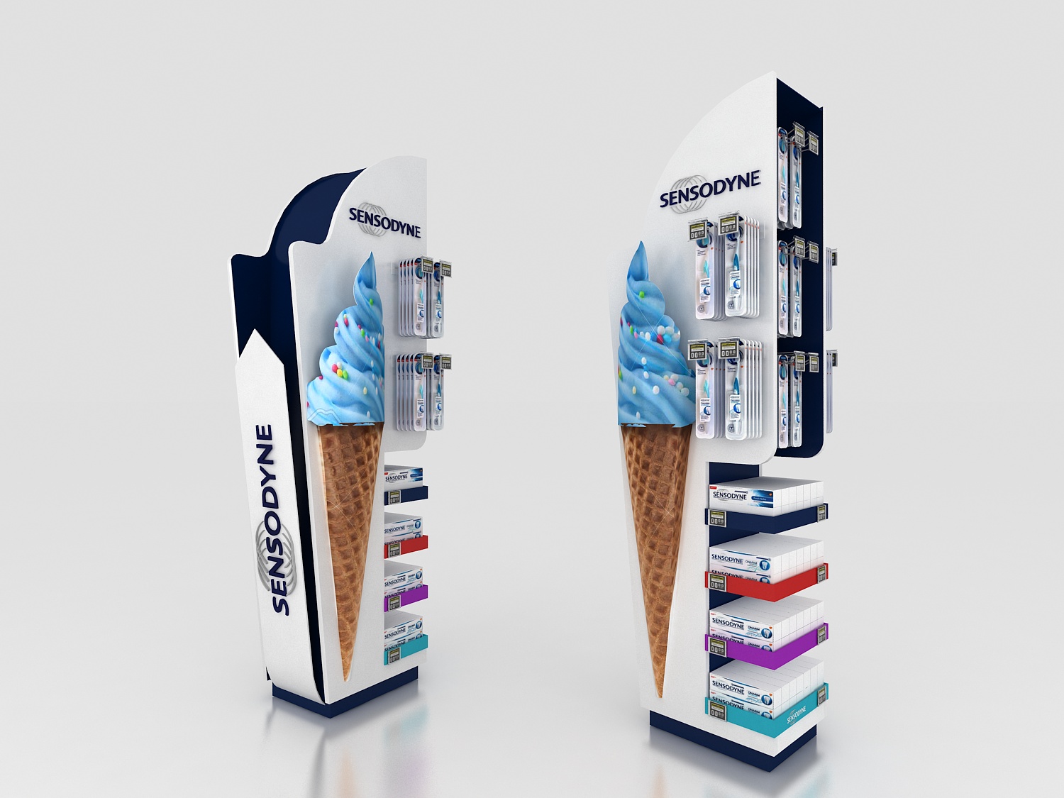 Sensodyne 1Fit Spirnt Floor Display