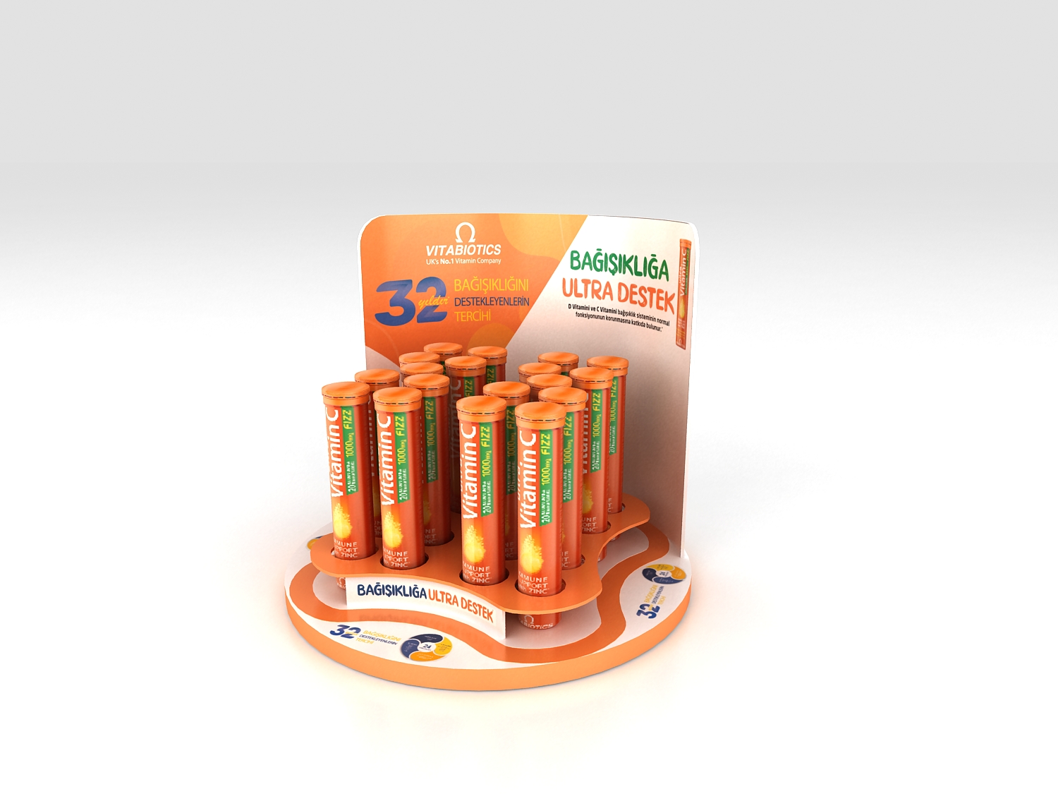 Vitabiotics Vitamin C Fizz Countertop