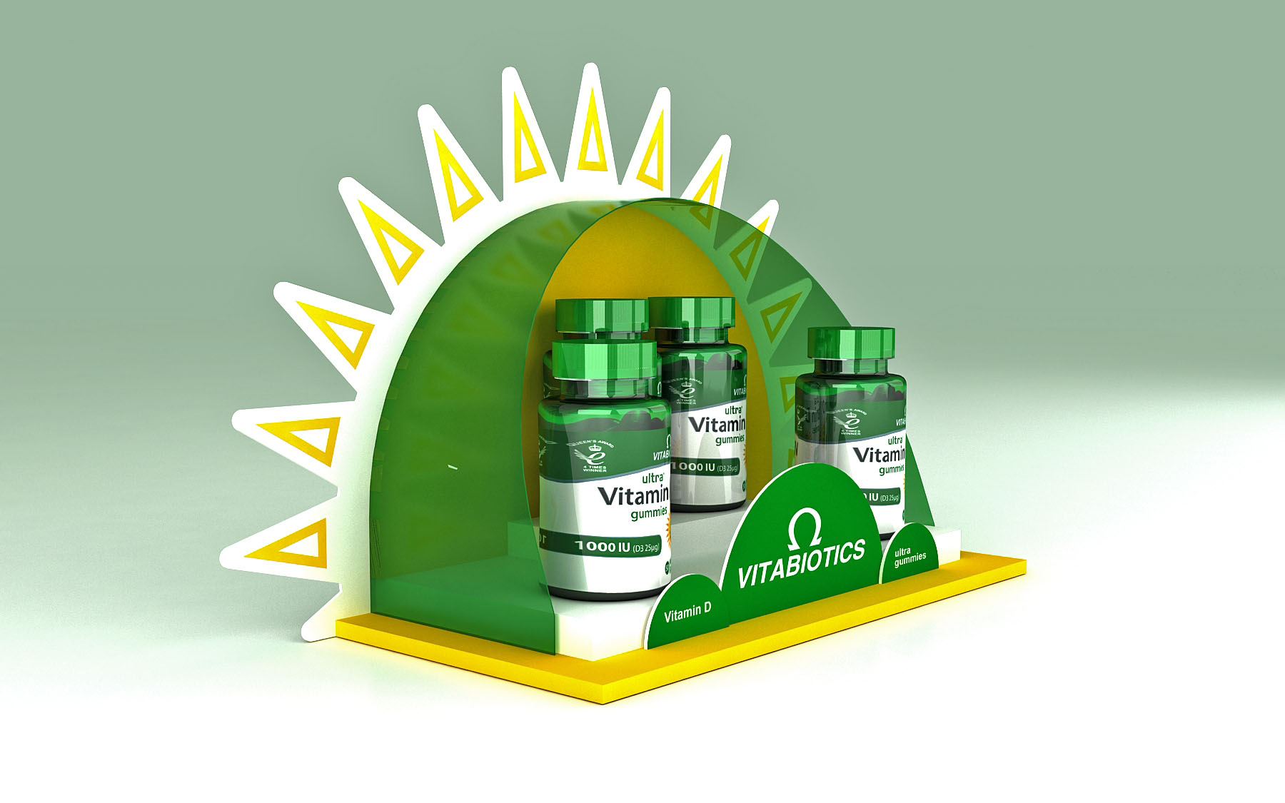 Vitabiotics Vitamin D Ultra Gummies Countertop