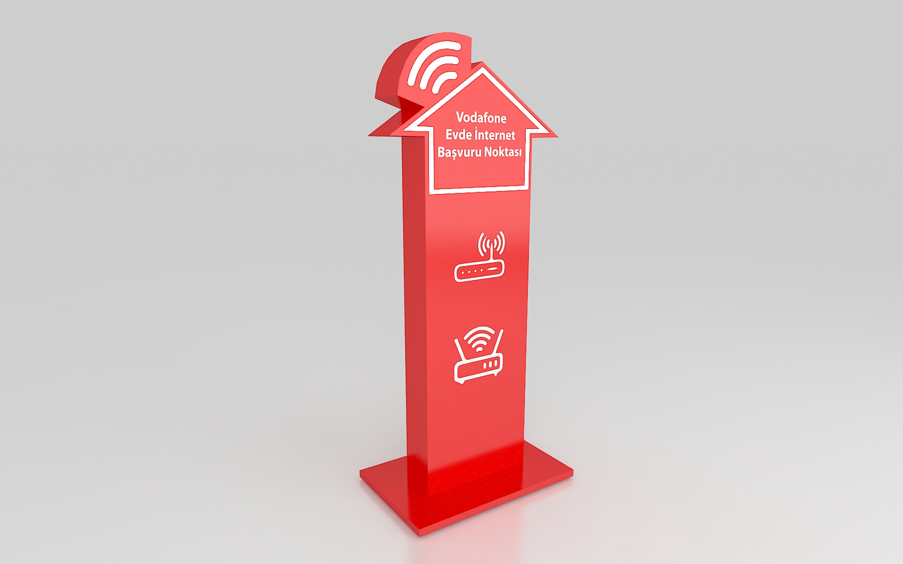 Vodafone Floor Display