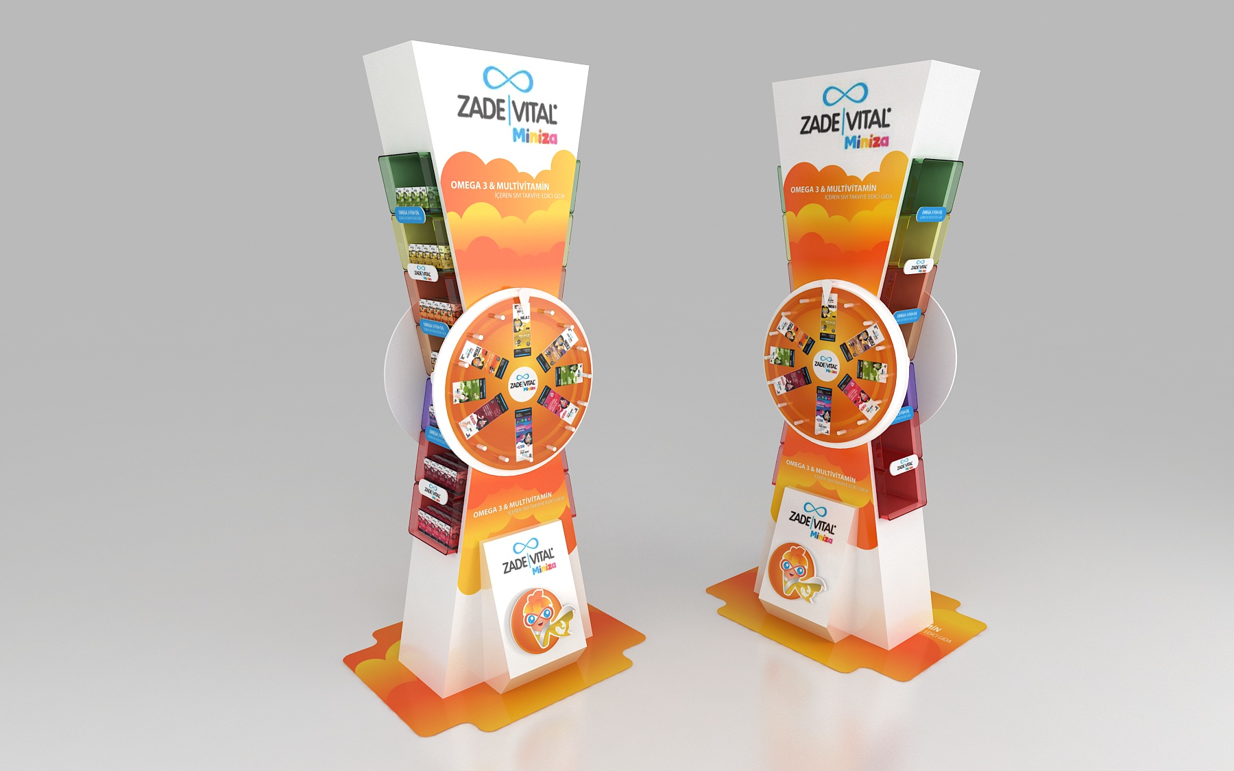 ZadeVital Miniza Floor Display