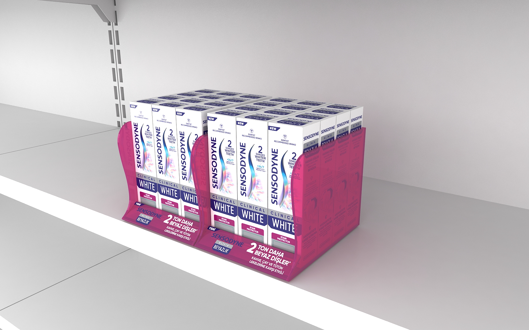 Sensodyne Clinical White Shelf Tray